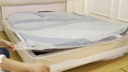 Móveis de quarto, colchão de enrolar em uma caixa de espuma viscoelástica de gel
