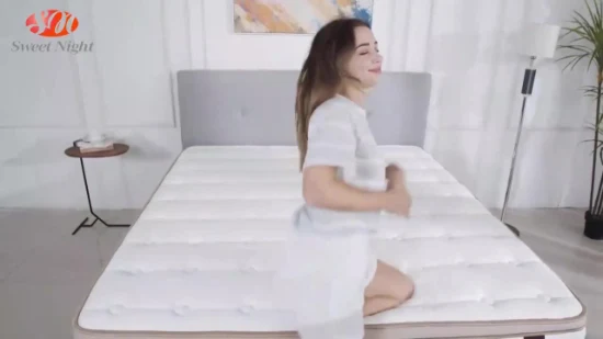 Colchão de látex de espuma dura com cama king size para venda no mercado europeu